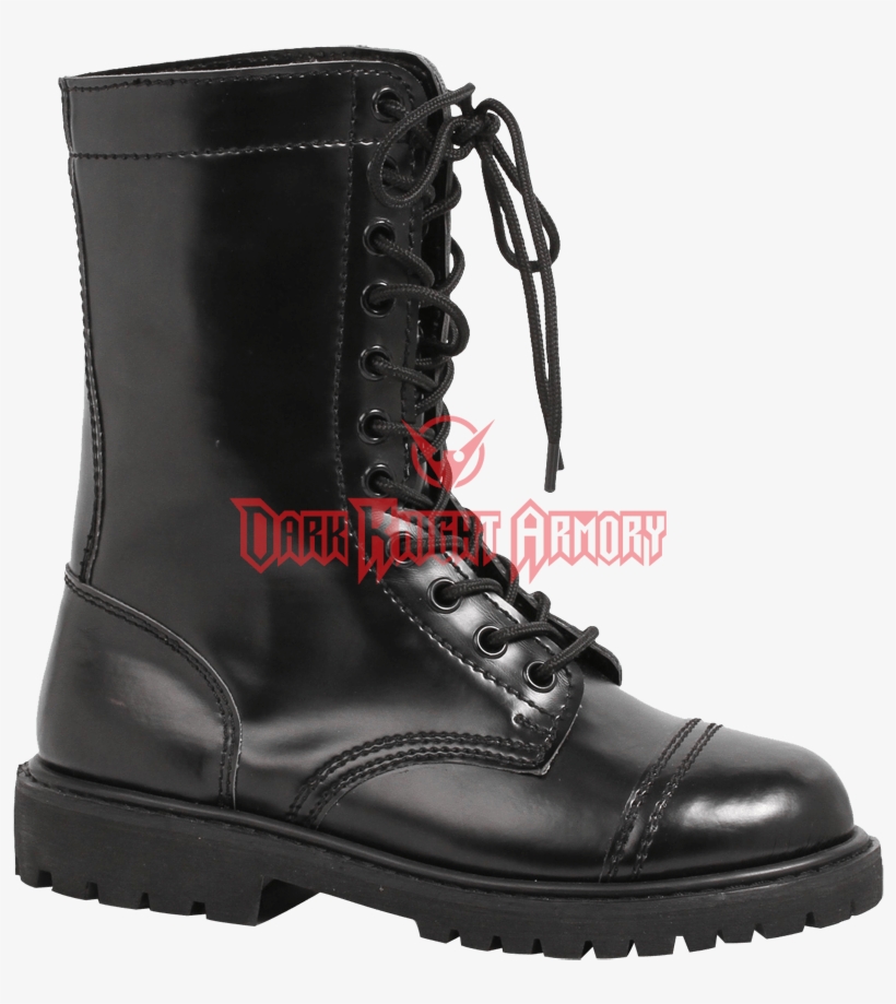womens black combat boots size 1