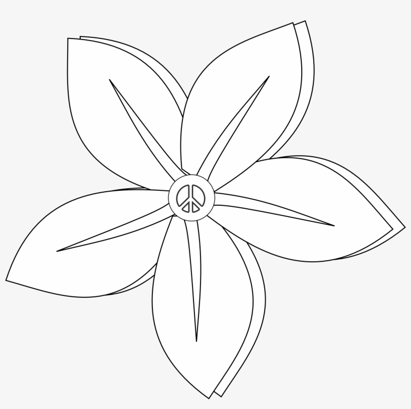Black And White Floral Tattoos Cliparts Co Flowers - Flower Vector Png White, transparent png #520148