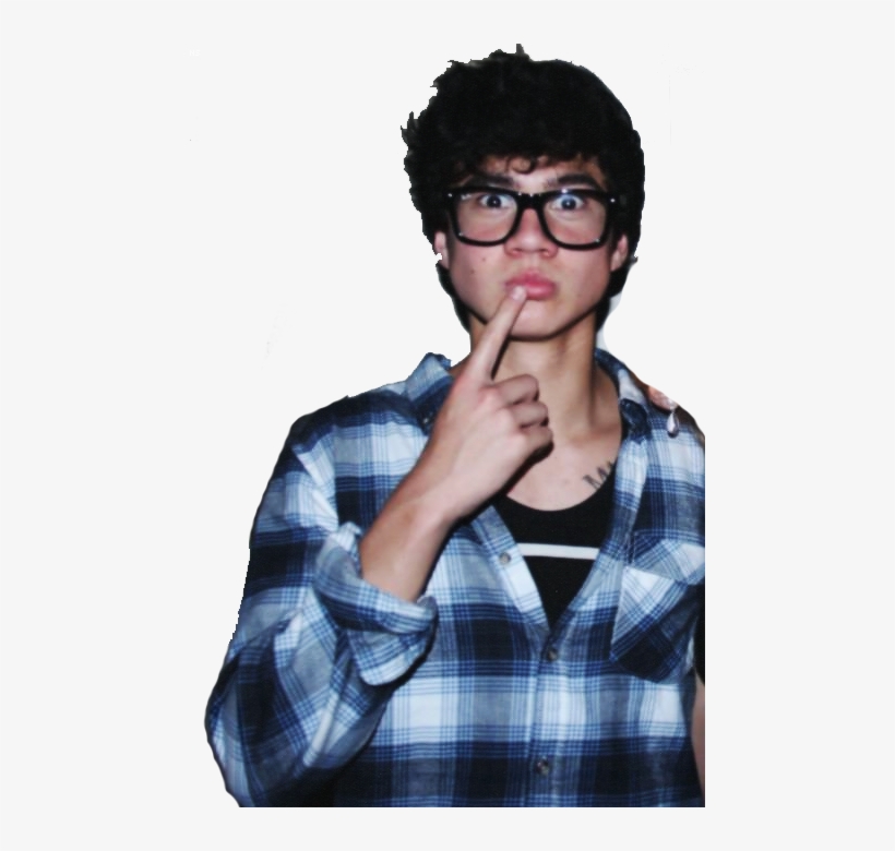 5sos Transparents - Calum Hood With Glasses, transparent png #520268