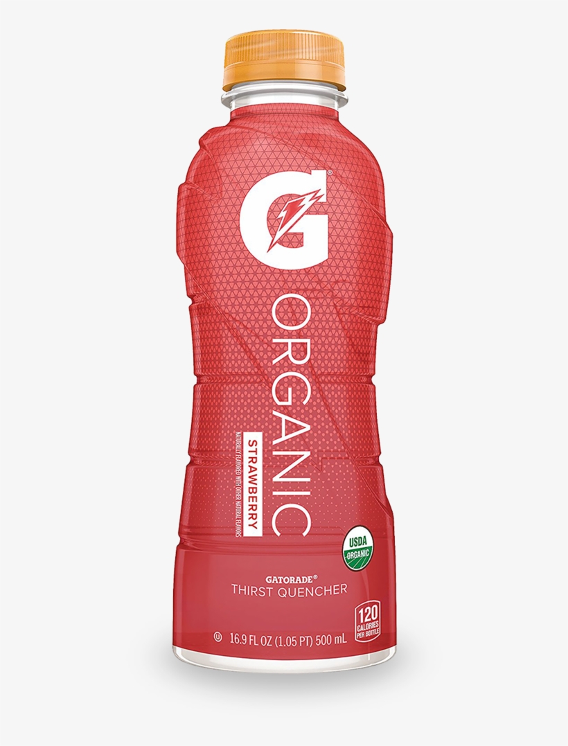 Clean Sports Hydration For The Modern Athlete 50% Less - Gatorade Organic Mixed Berry, transparent png #520538