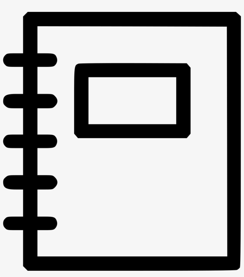 Book Notebook Diary Planner Datebook Organizer Notepad - Black And White Planner Clipart, transparent png #520760