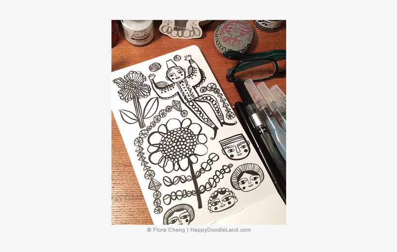 Sketchbook Drawing © Flora Chang, transparent png #520899