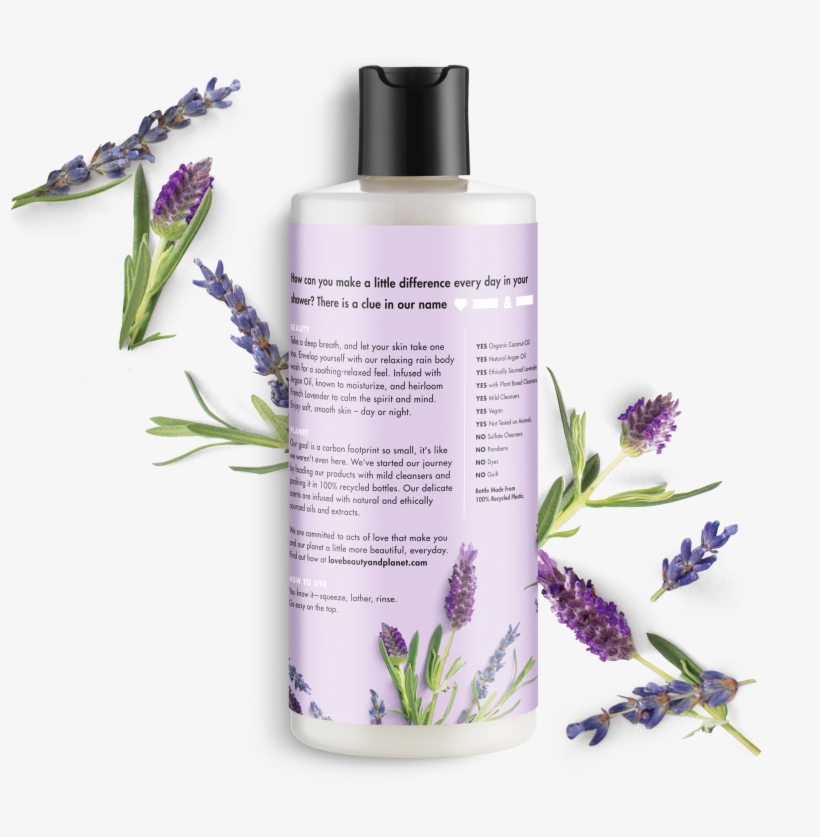Transparent Lavender Rosemary Image Transparent Stock - Love And Beauty Body Wash, transparent png #521122