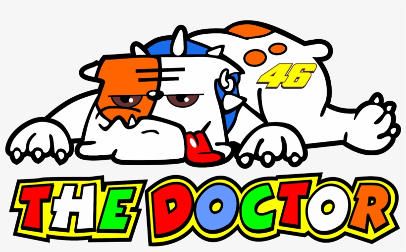 Logo Valentino Rossi 46 Dog Vector Cdr & Png Hd - Logo Valentino Rossi The Doctor, transparent png #521294