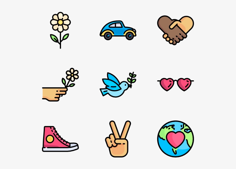 Hippies - Hippies Png, transparent png #521321