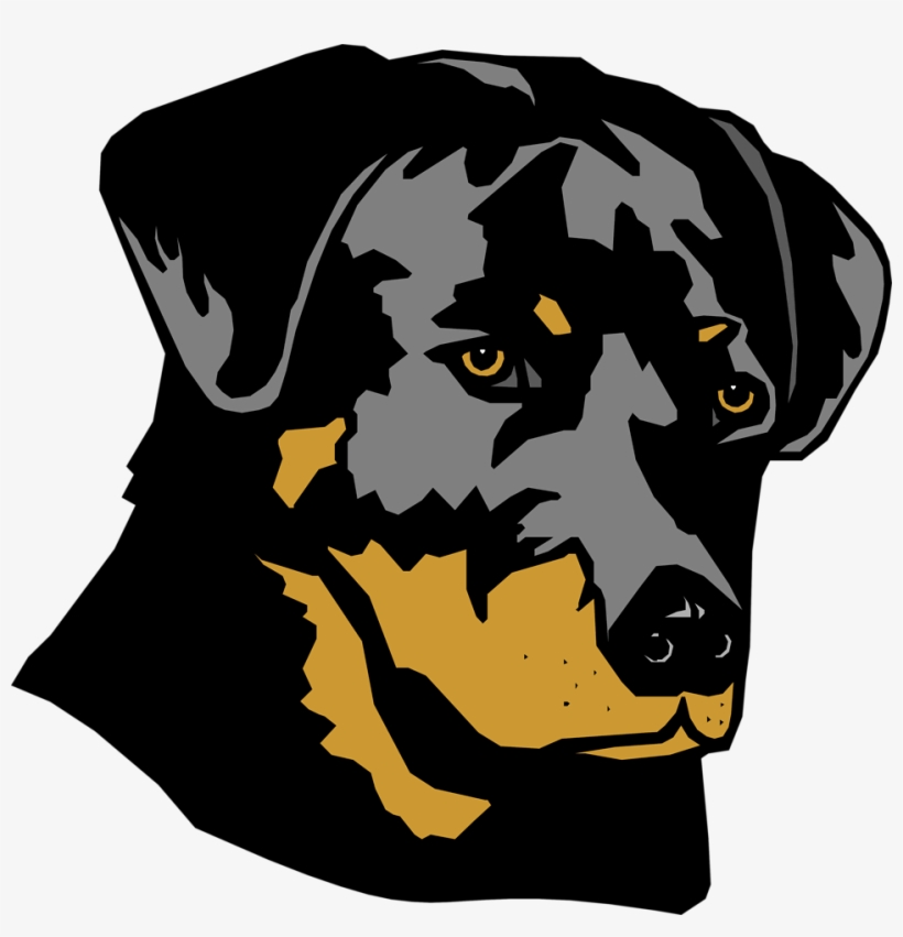 Dogs Vector Abstract - Rottweiler Clip Art, transparent png #521453