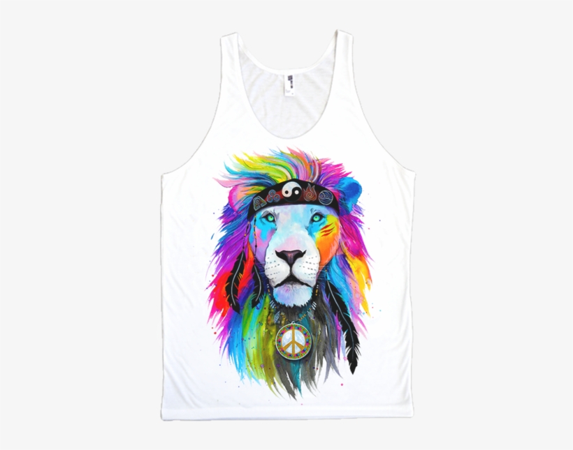 Introducing Our New "hippie Lion" Tank Top Life Changing - Leon Hippie, transparent png #521477