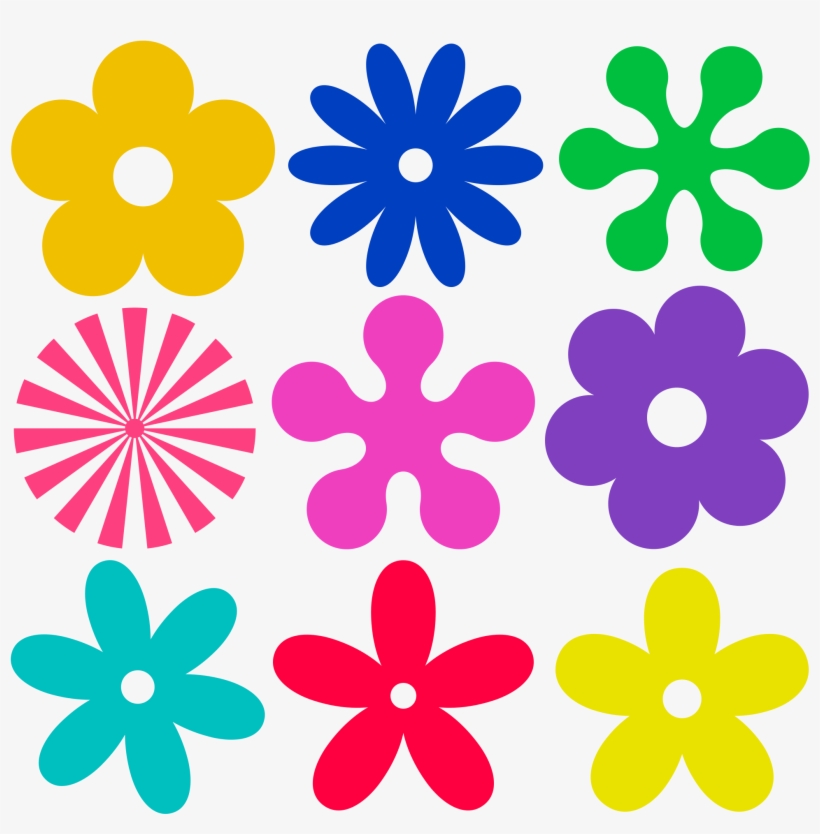 28 Collection Of Hippie Flower Clipart - Pink Vector Flowers Png, transparent png #521478