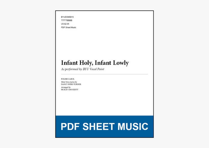 Infant Holy, Infant Lowly [pdf Sheet Music] - Nearer, My God, To Thee, transparent png #521629