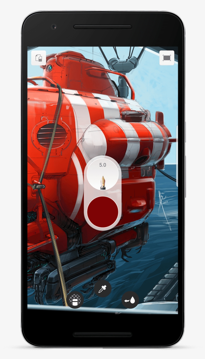 With The Same Paint Engine As Its Powerful Desktop - Autodesk Sketchbook Pro, transparent png #521947