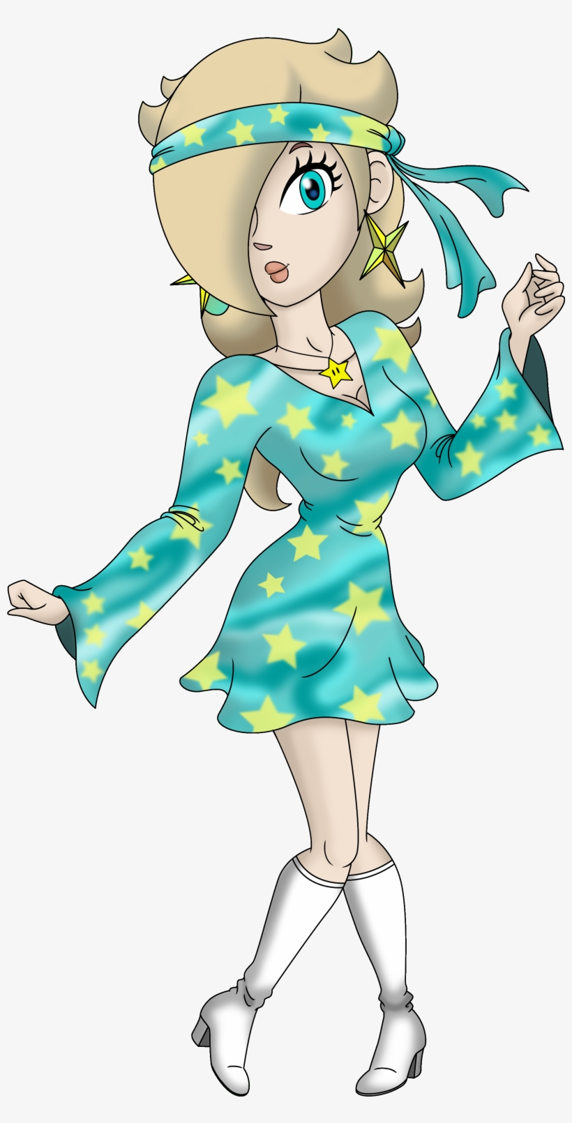 Hippie Rosalina - Illustration, transparent png #521976