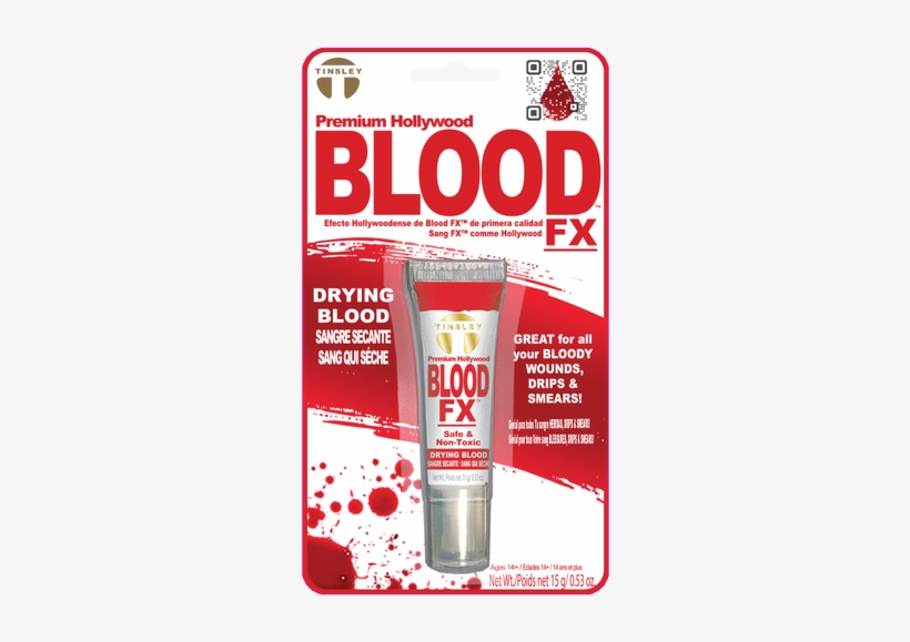 Tinsley Blood Fx Red Drying Mu-110 207090 By Tinsley - Tinsley Transfers Fx Drying Gel Fake Blood, Red, transparent png #522007