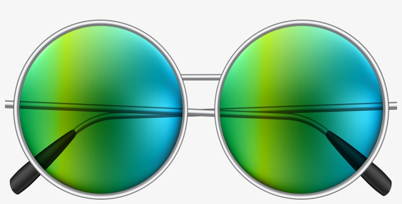 Hippie Glasses Png Clipart Free Download - Colourful Sunglasses Png, transparent png #522226
