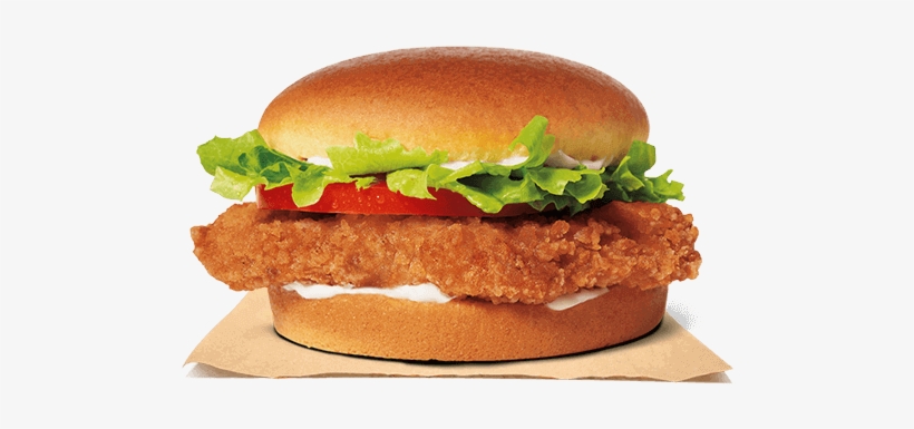 Crispy Chicken Sandwich - Burger King Chicken Sandwich, transparent png #522248