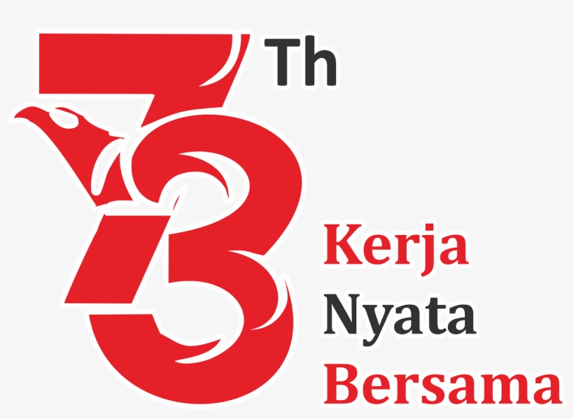 Logo Hut Ri Ke 73 Tahun Png Hd - Indonesia, transparent png #522431