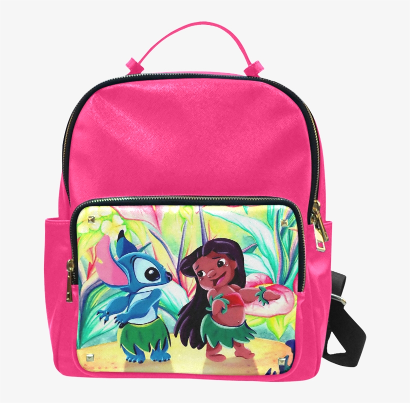 Psylocke Genuine Leather School Backpack In Lilo And - Backpack, transparent png #522598