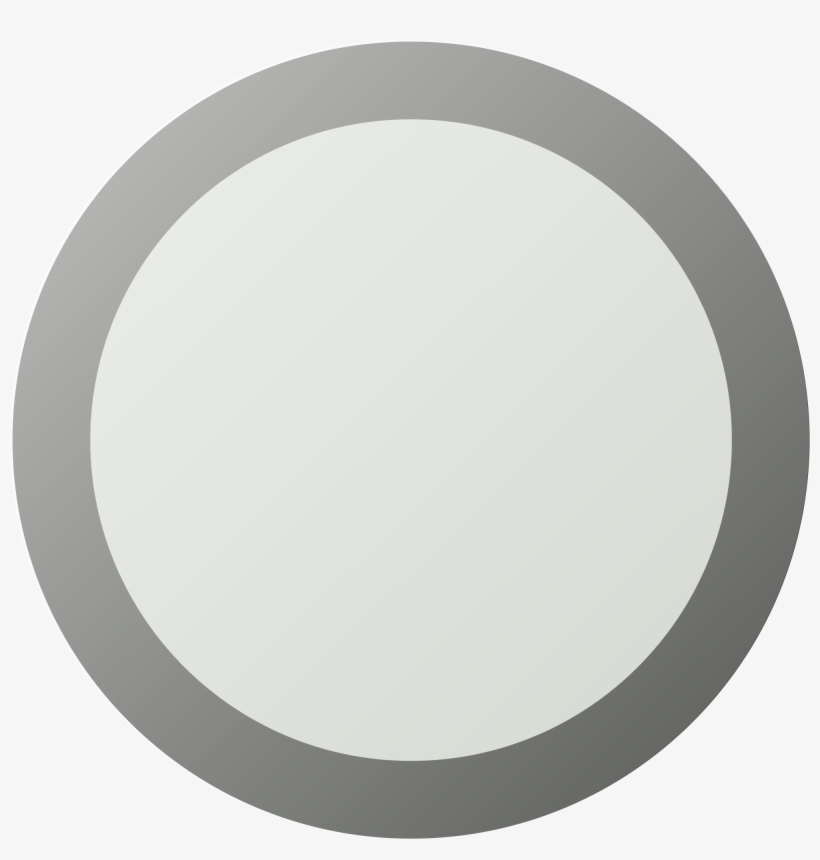 Open - Empty Gray Circle Png, transparent png #522719