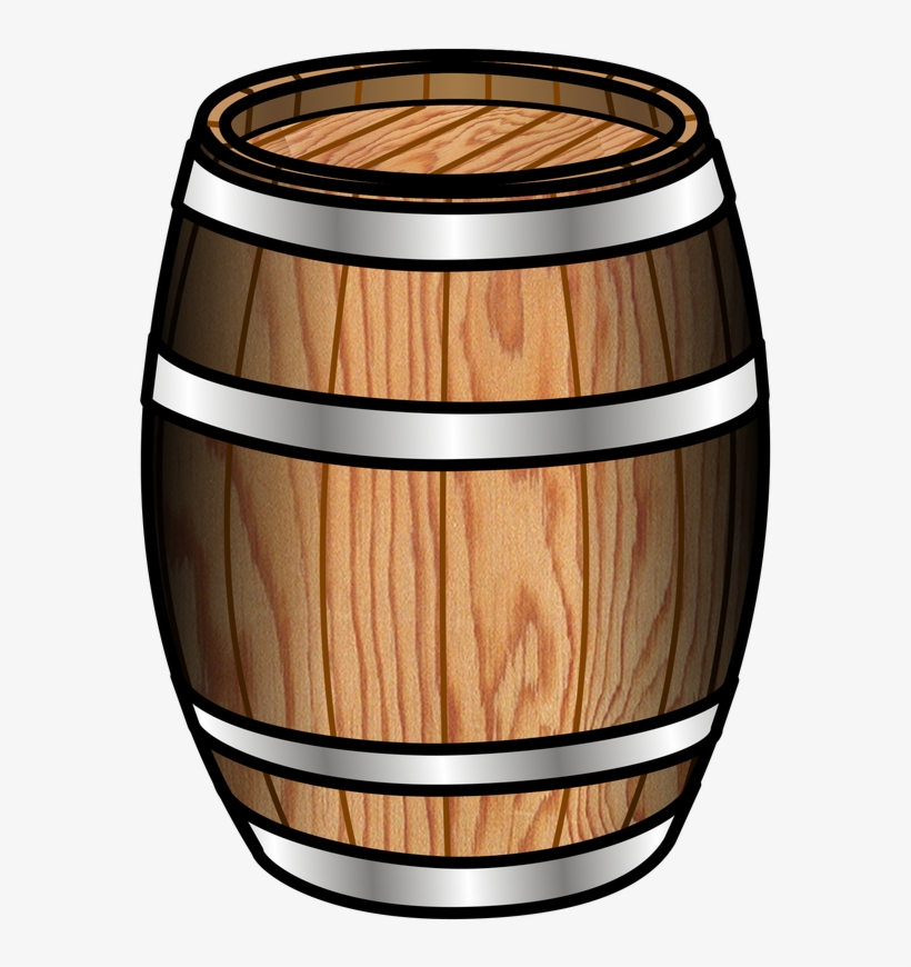 Banner Black And White Stock Symbol Drinks Talksense - Barrel Clipart Transparent, transparent png #522833