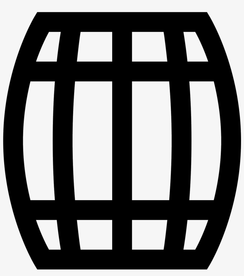 Wooden Beer Keg Icon - Waffle Icon Png, transparent png #522858