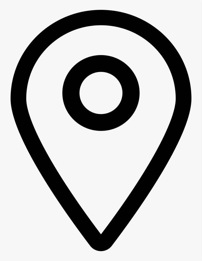 Location Icon Outline Png, transparent png #523225