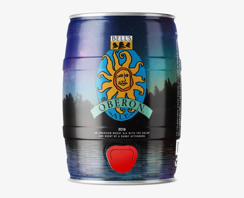 Mini Keg Back - Bells Brewery Oberon - Free Transparent PNG Download ...