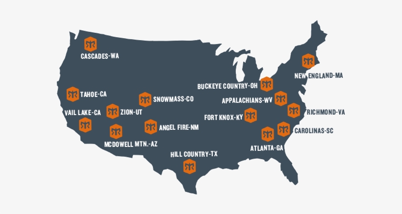 Trail-map121 - States Require The Pledge Of Allegiance, transparent png #523776