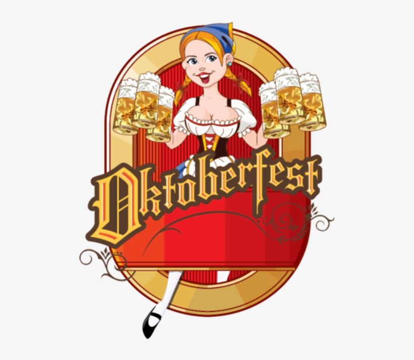 Oktoberfest Cartoon Pin Up Blond German Beer - German Oktoberfest Designs, transparent png #523896