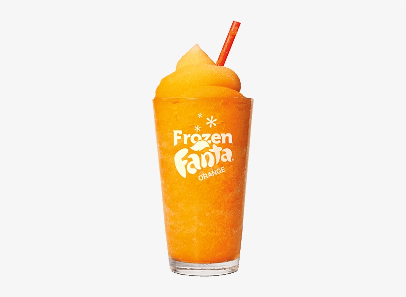 Burger King - Burger King Frozen Fanta Orange, transparent png #523935