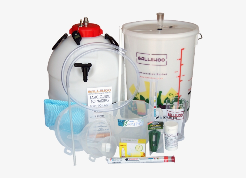 Balliihoo Premium Equipment Starter Kit With King Keg - Balliihoo Homebrew Balliihoo 5 Gallon / 25 Litre Fermentation, transparent png #523977