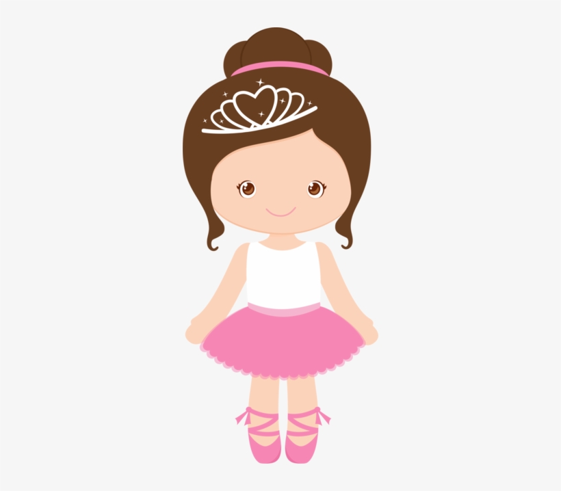 Bailarina Clip Art, Ballerina Party, Ballerina Birthday - Bailarina Princesa Png, transparent png #524084