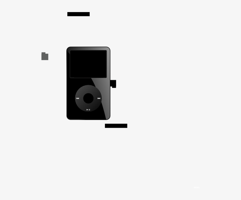 Ipod Black Old Clipart Png For Web, transparent png #524394