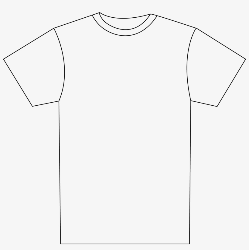 T Shirt Design Template Png - Shirt Outline - Free Transparent PNG ...