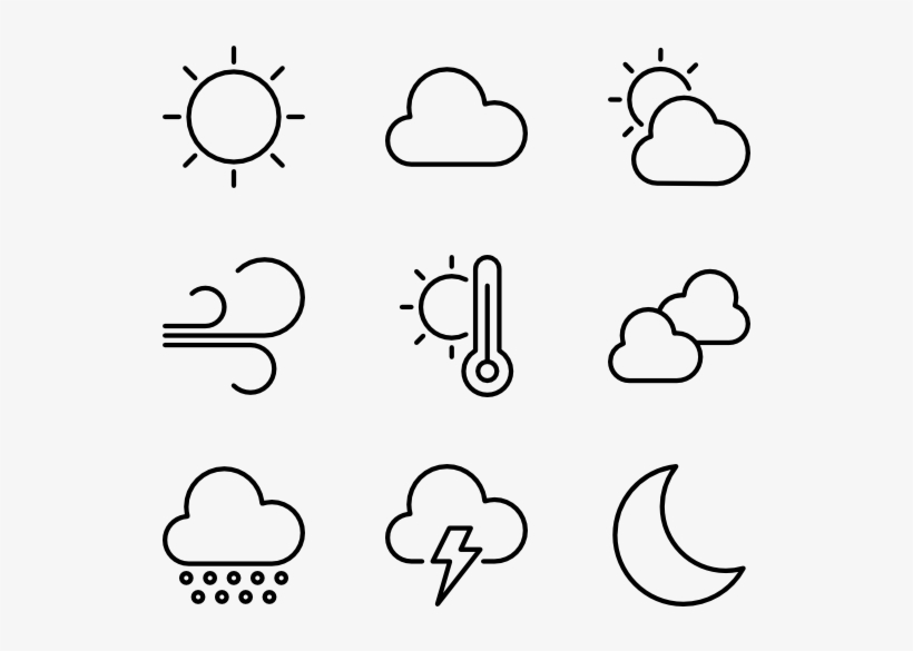 Weather 48 Icons - Sun Icon Transparent Background, transparent png #524681