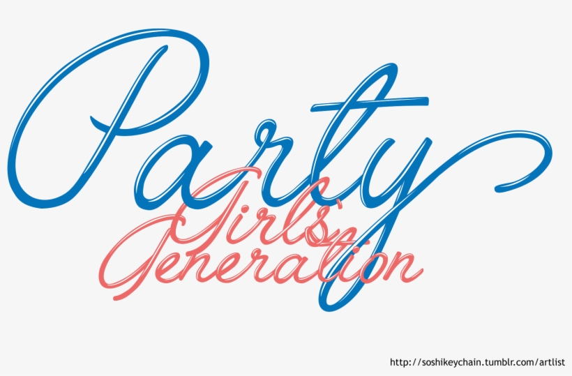 Party Logo - Girls Generation Party Logo, transparent png #524685