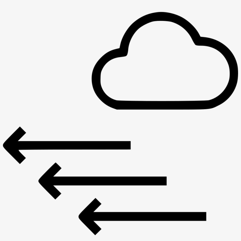 Arrow Left Svg Png Icon Free Download - Wind Arrow Vector, transparent png #524916