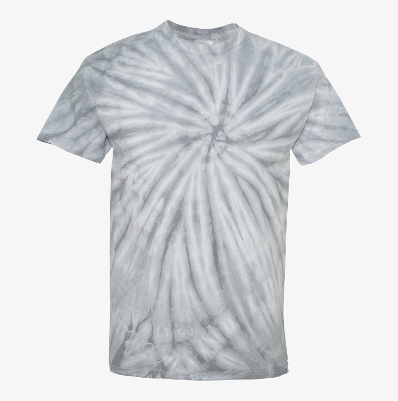 Template Tie Dye T-shirt - Grey And White Tie Dye Shirt, transparent png #525002