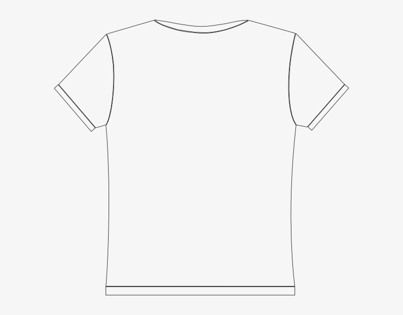 T Shirt Outline Printable - Active Shirt, transparent png #525057