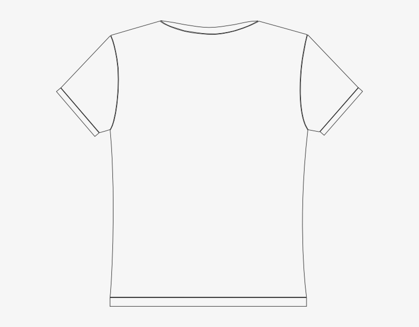 T Shirt Outline Printable - Active Shirt, transparent png #525057