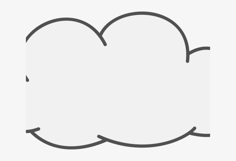 Clouds Clipart Outline - Clip Art, transparent png #525159