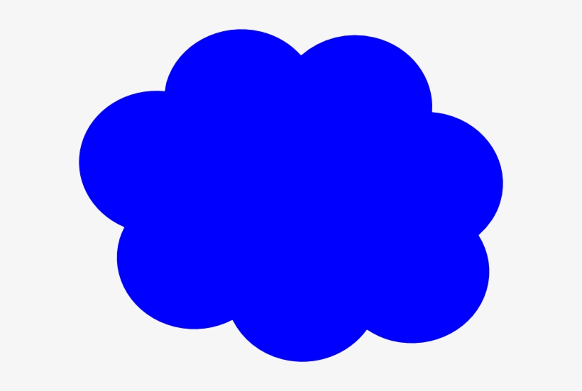 Outline Of Cloud Clipart Image - Blue Clouds Clip Art, transparent png #525464