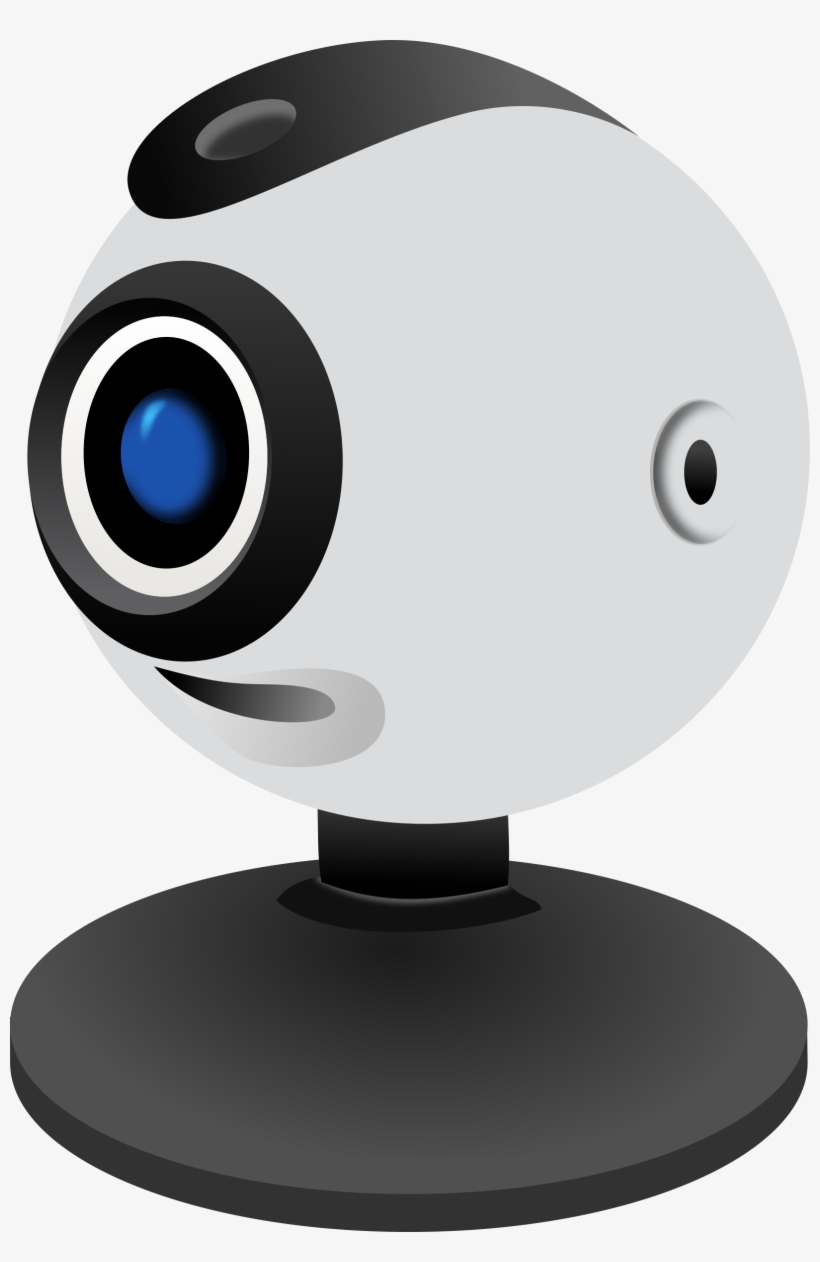 Web Camera Png Background Image - Camara De Video Chat, transparent png #525502