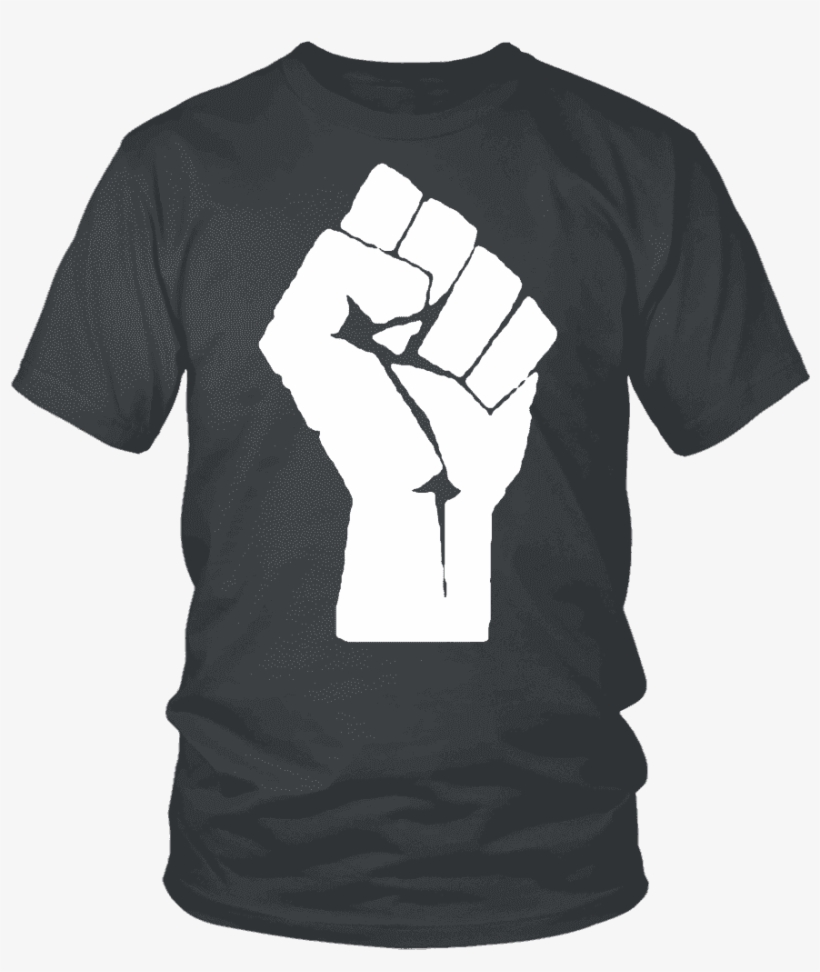 Black Power Fist T-shirt - Rise In Revolution Skillet, transparent png #525652