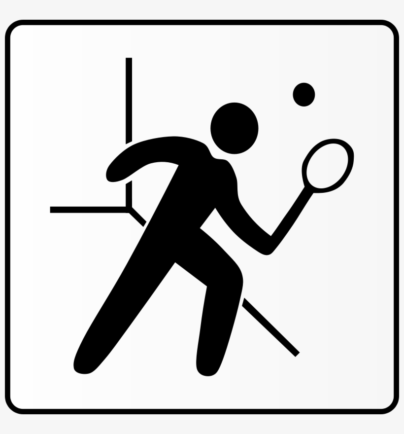 Sports Icon Clip Art Download - Squash Court Icon, transparent png #525730