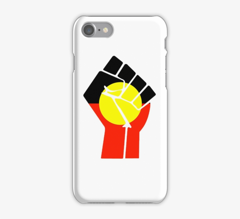 Clipart Resolution 500*667 - Aboriginal Flag With Hand, transparent png #525969
