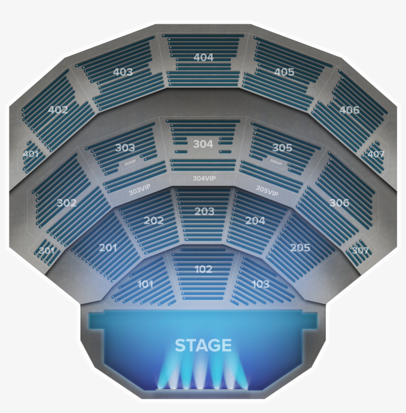 Park Theater Las Vegas Section 304, transparent png #526173