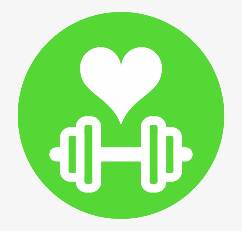 Health Fitness Icon - Green Home Icon Png, transparent png #526512