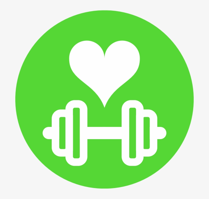 Health Fitness Icon - Green Home Icon Png - Free Transparent PNG