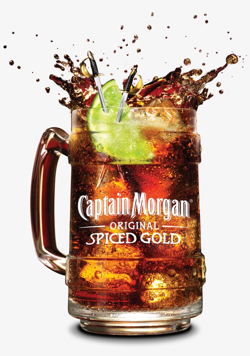 Captain Morgan Launches New Tankard To Help Drive Sales - Captain Morgan Spiced Rum Glass, transparent png #526538