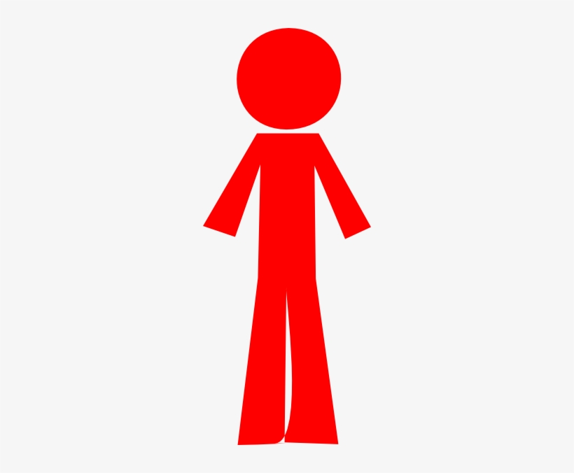 Red Stick Man Clip Art at  - vector clip art online, royalty free  & public domain