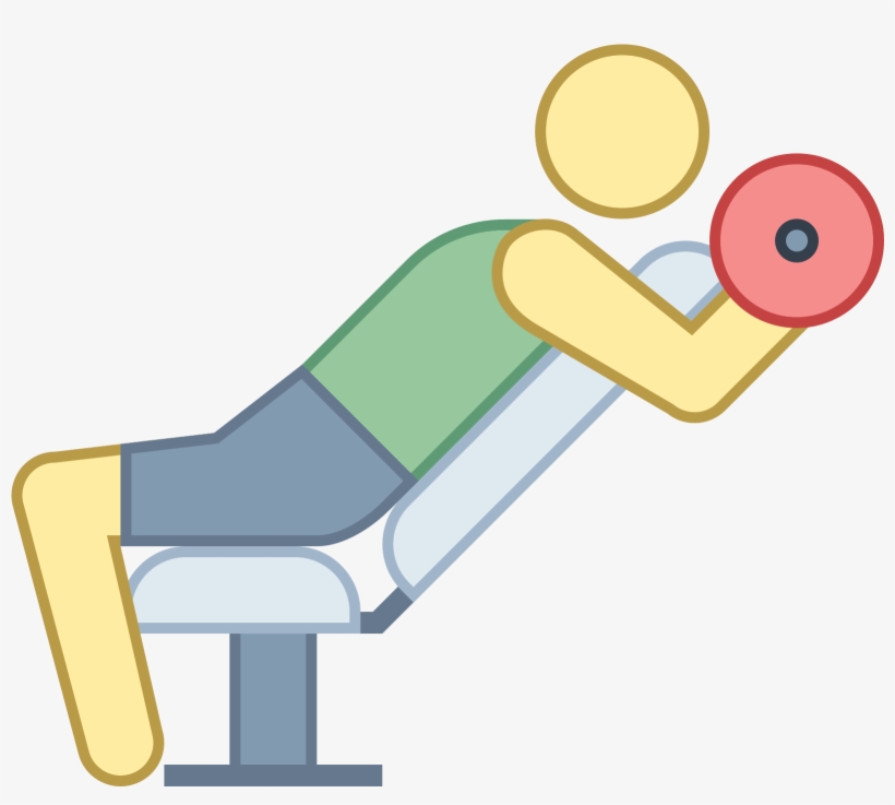 This Is An Image Of A Person Sitting In A Chair That - Dumbbell, transparent png #527127